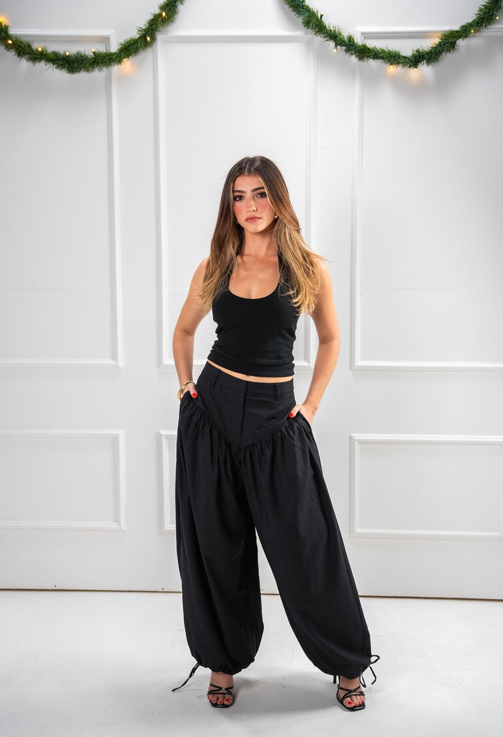 Black Balloon Pants