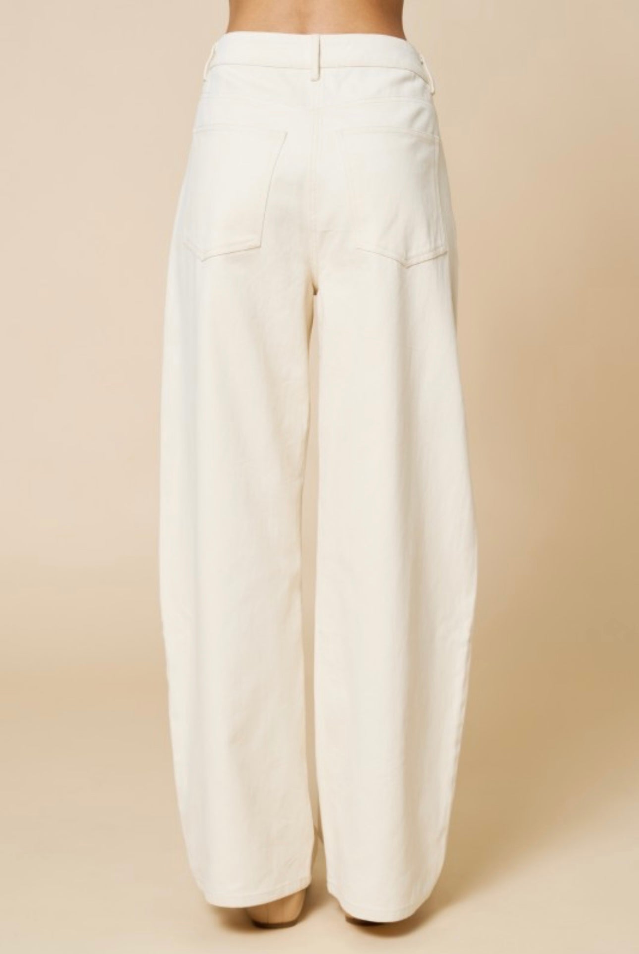 Barrel Cream Pants