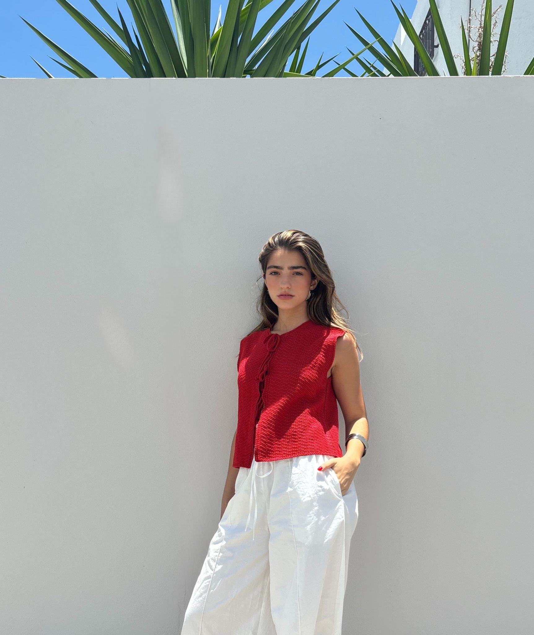 Scarlet vest
