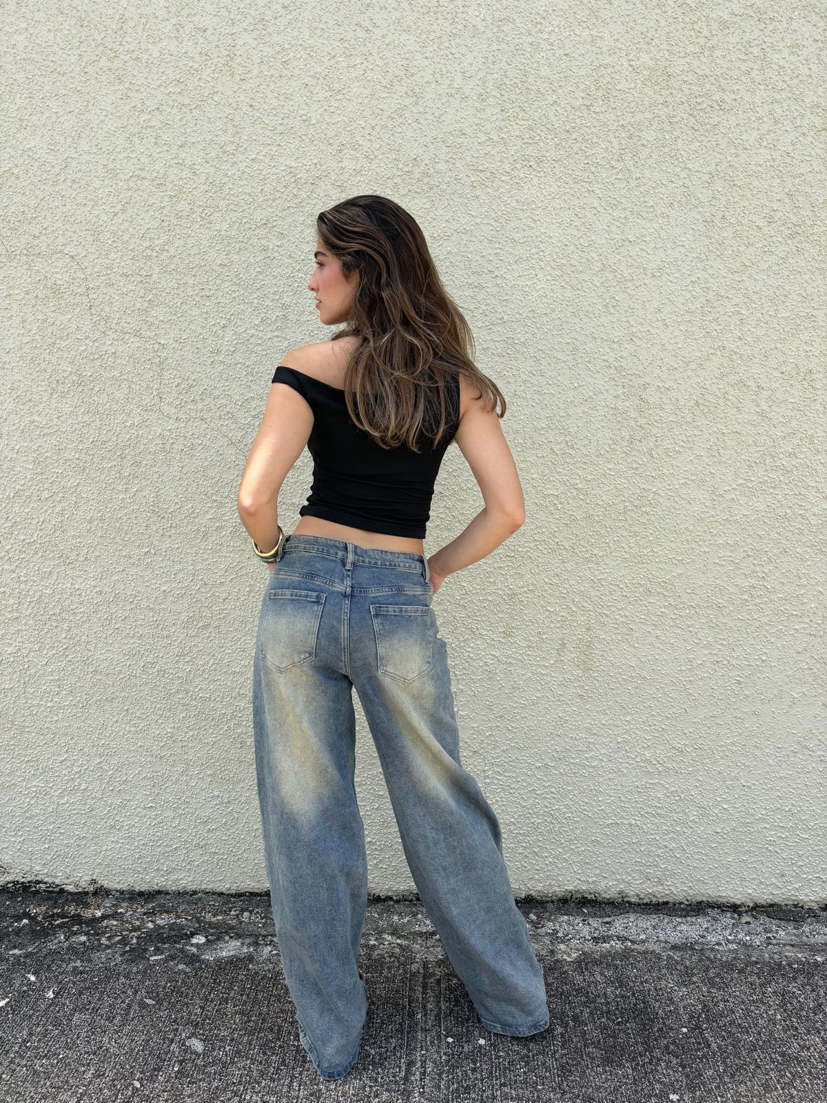 Blush jeans
