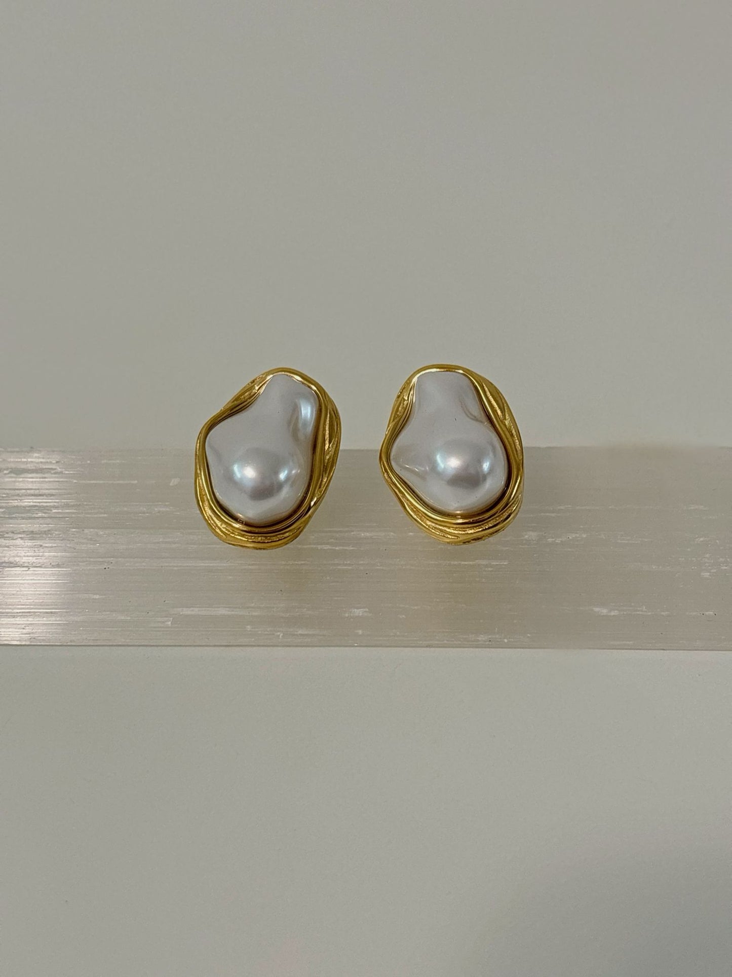 Pearl earrings