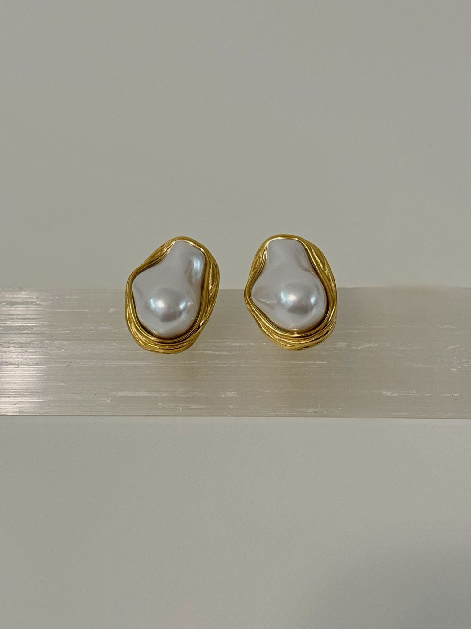 Pearl earrings