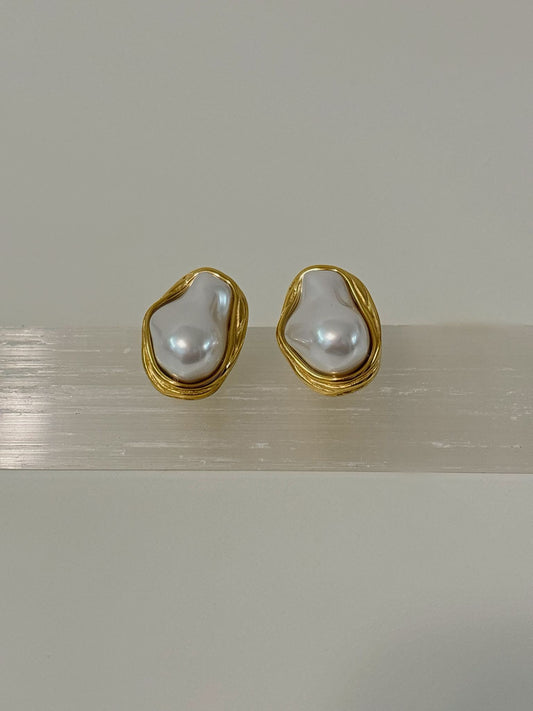 Pearl earrings