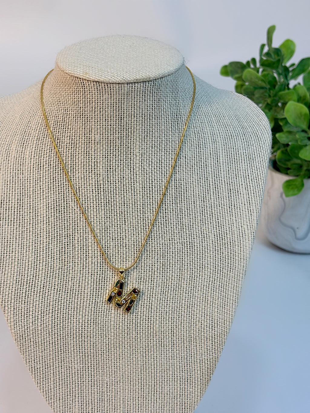 Letter necklace