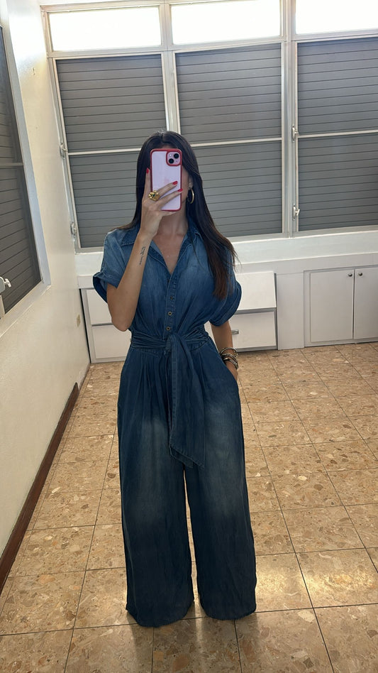 Denim jumpsuit