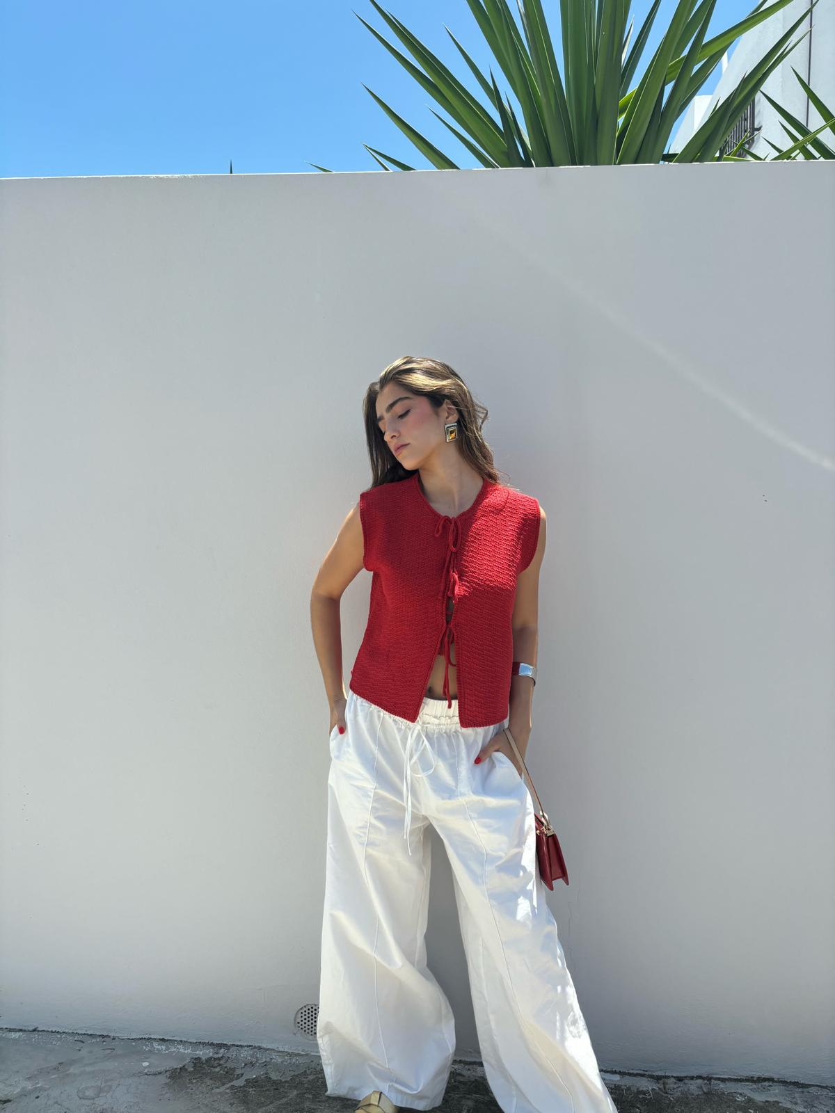 Scarlet vest
