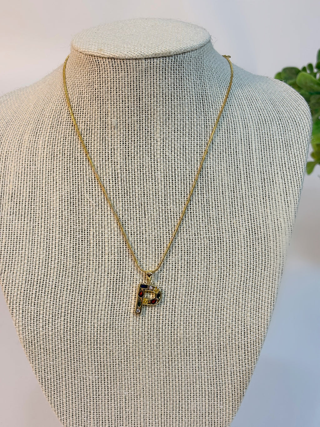 Letter necklace
