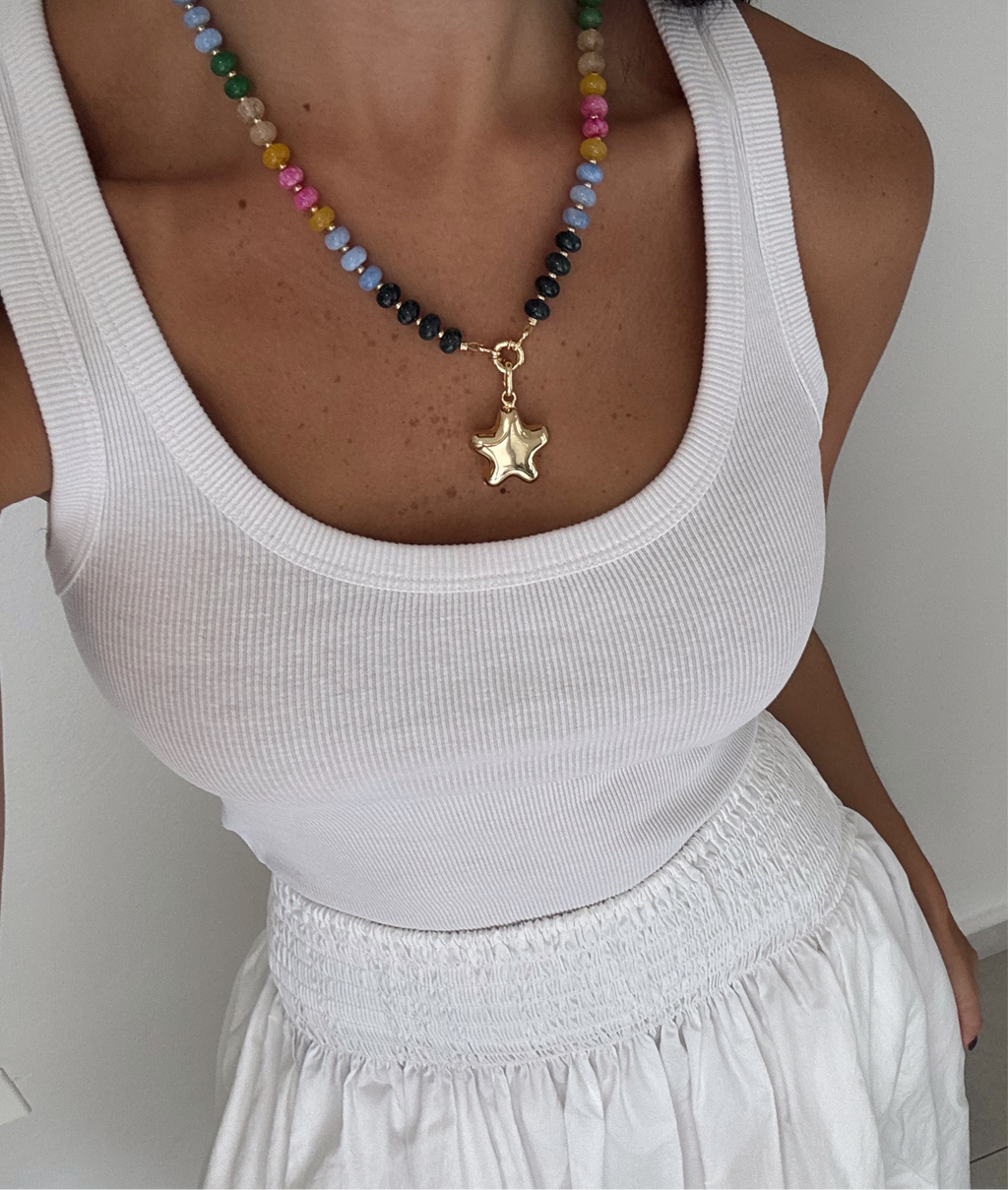 Rainbow Star Necklace