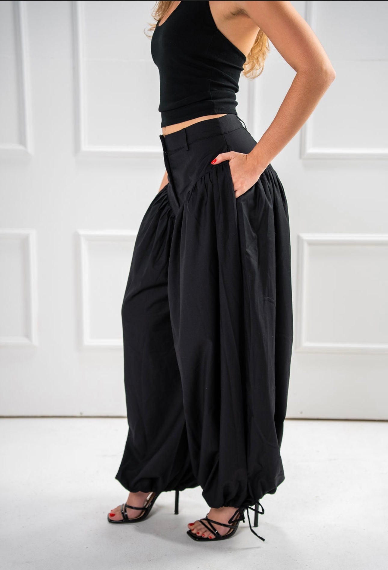 Black Balloon Pants