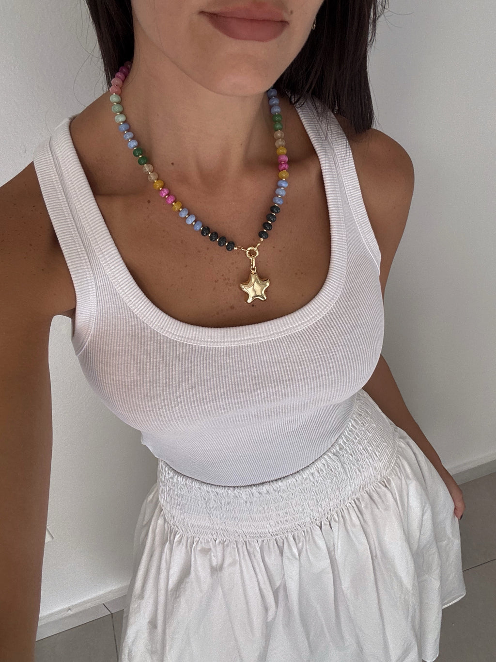 Rainbow Star Necklace