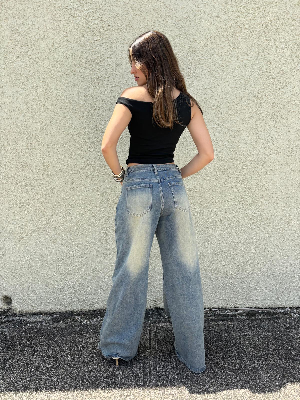 Blush jeans