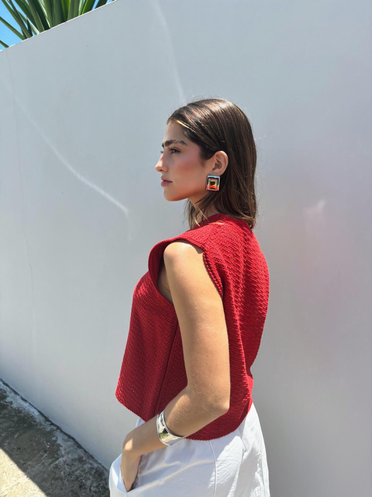 Scarlet vest