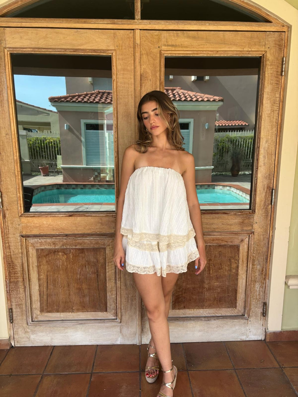 Off white romper