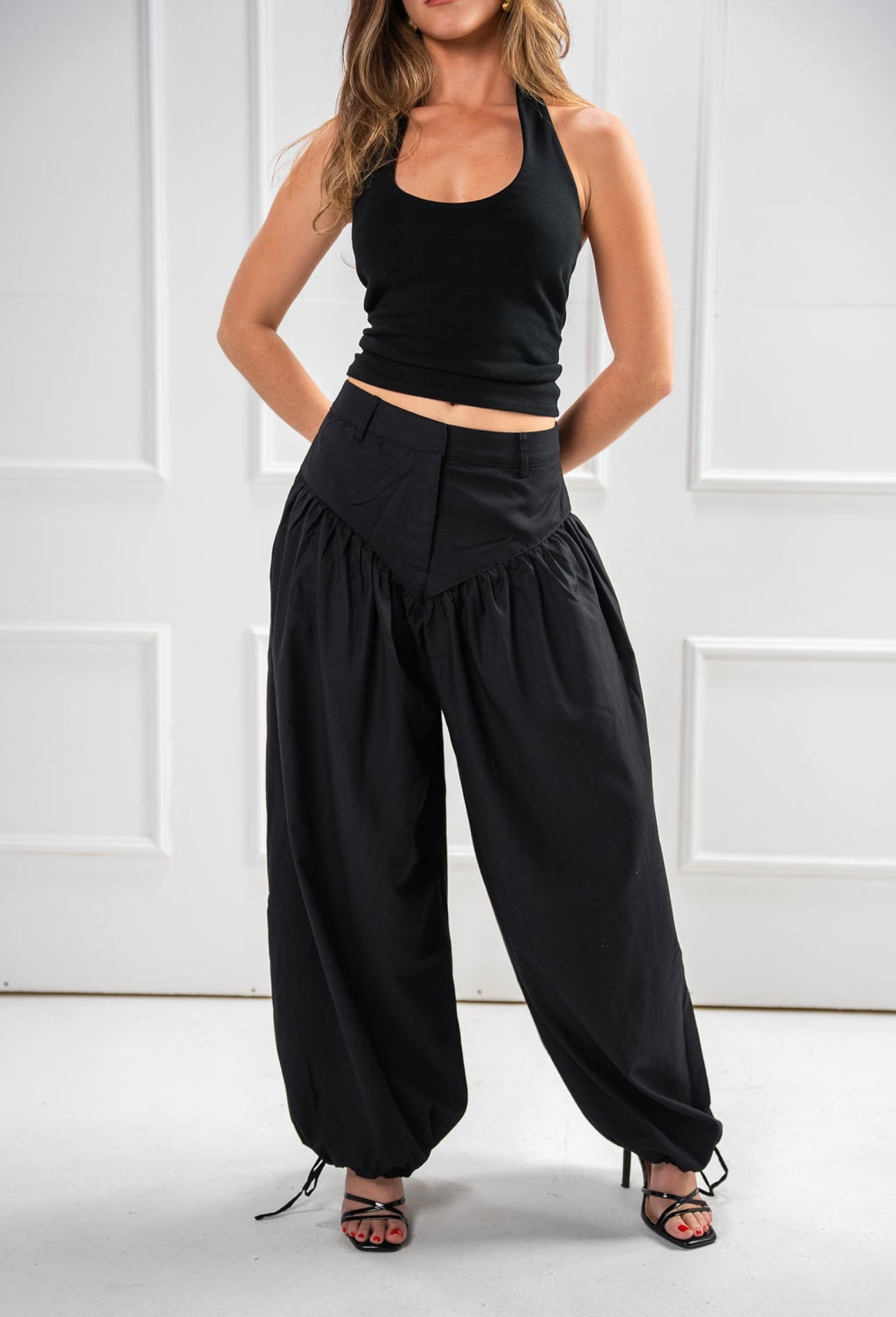 Black Balloon Pants