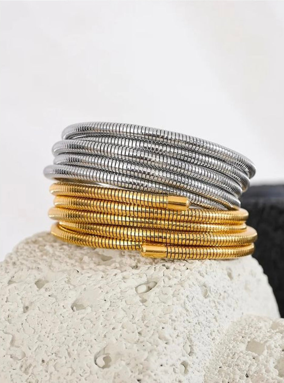 Multi Layer Wrap arm bracelet